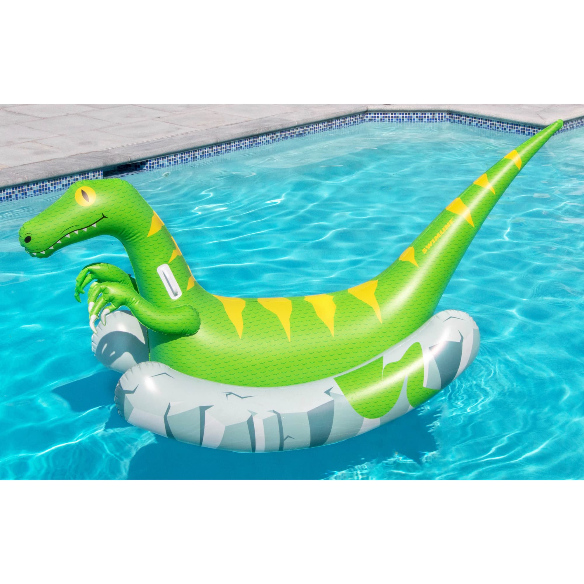 Swim Central 92" Rockin' Raptor Inflatable Pool Float